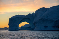 Iceberg with an arch