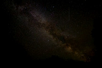 Milky Way and a Meteor