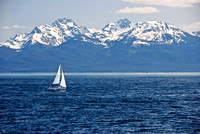 Sailboat near Juneau