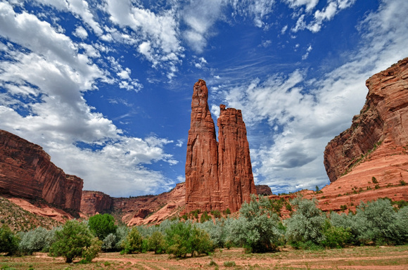 Spider Rock from below
