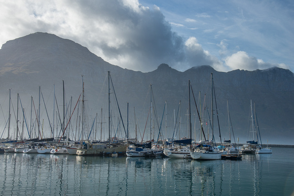 Sailboats and Mist